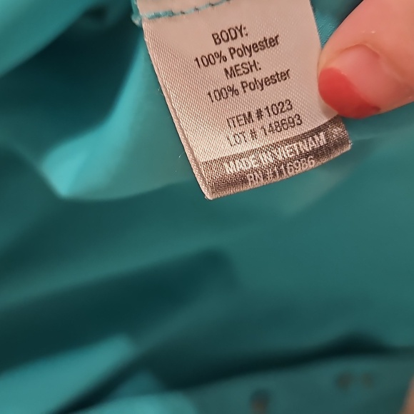 Gameguard Outdoors Mens Teal Button Down Shirt. In EUC - Picture 5 of 5